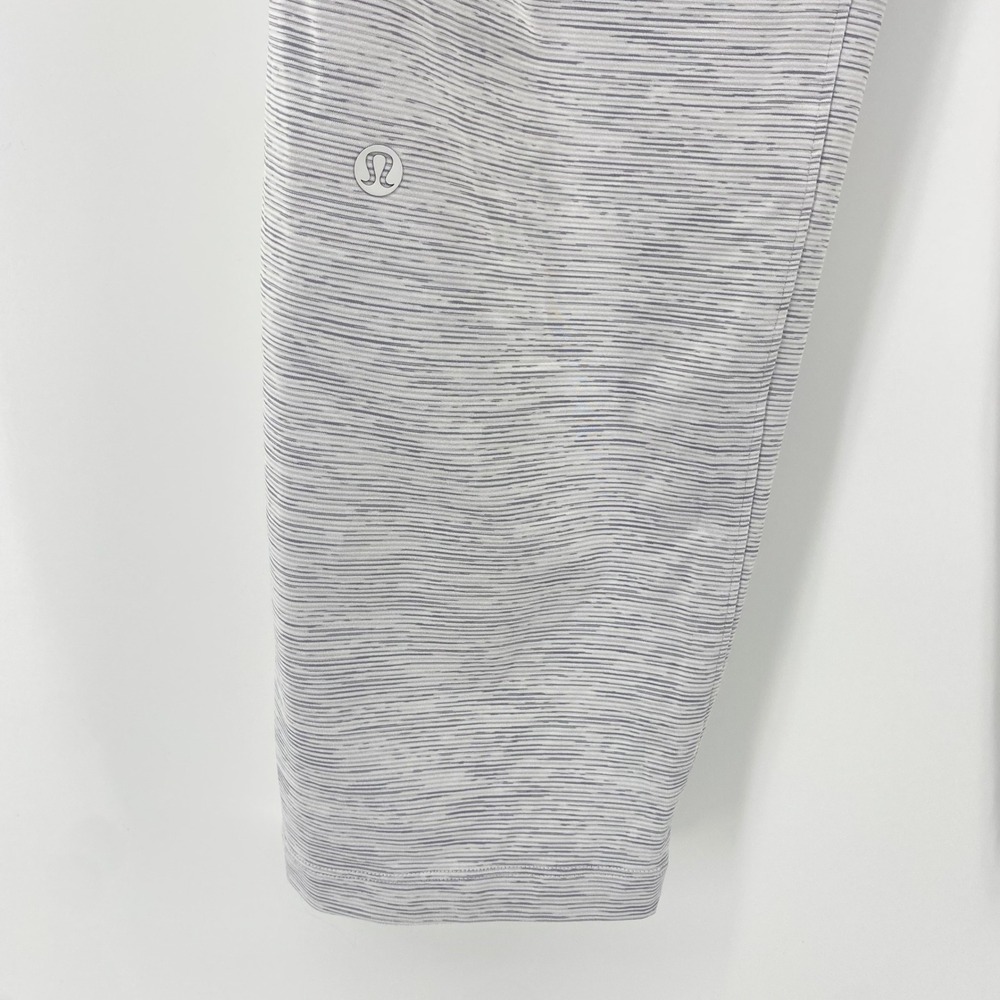 Lululemon On the Fly 7/8 Pant Women 8 Grey Space Dye Luxtreme Joggers LW5BVFS - Picture 5 of 11